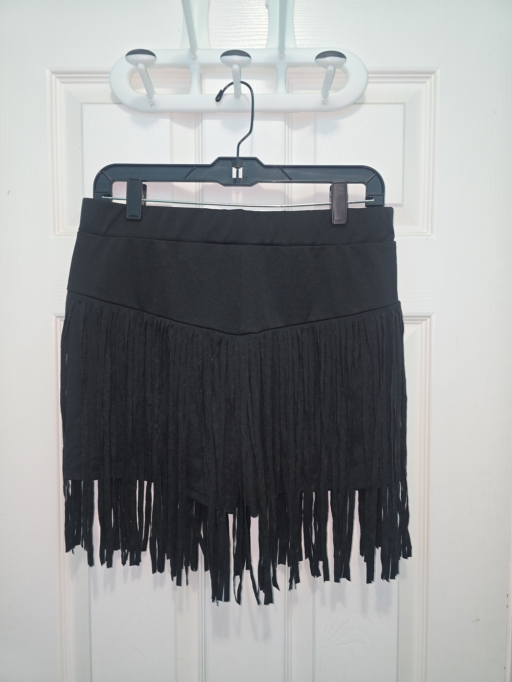 SHEIN Black Shorts With Fringe Size 0X